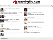 Tablet Screenshot of hemmingfire.com